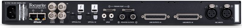 Focusrite - Red 8Line - Audio Interface - 1U Rack - Thunderbolt 3 - Dante Audio-over-IP