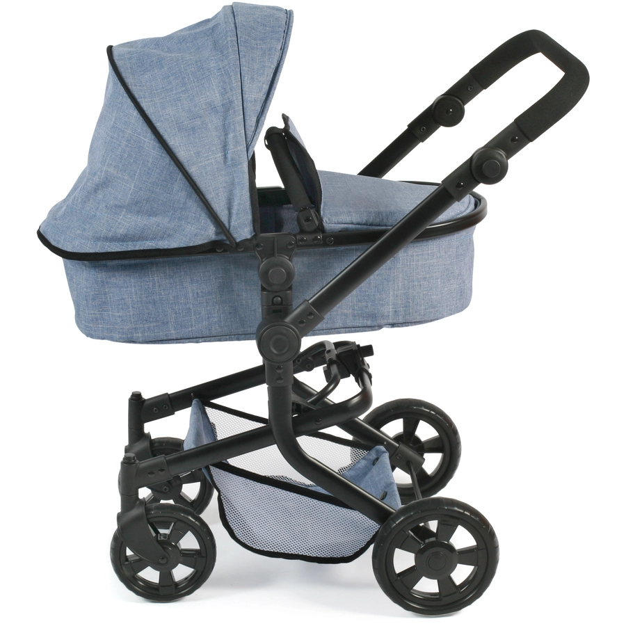 BAYER CHIC 2000 Kombi-Puppenwagen MIKA Jeans blue