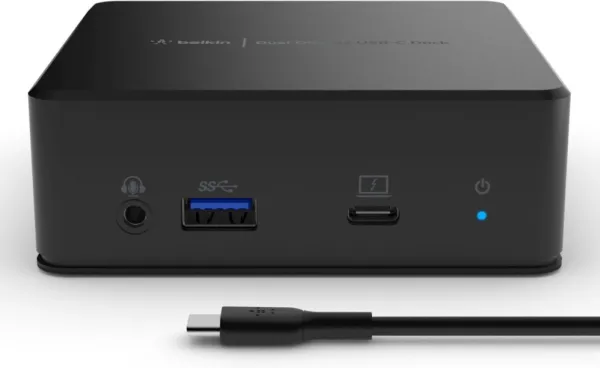 Belkin USB-C Dual Displ. Docking Station   DisplayLink INC002vfBK
