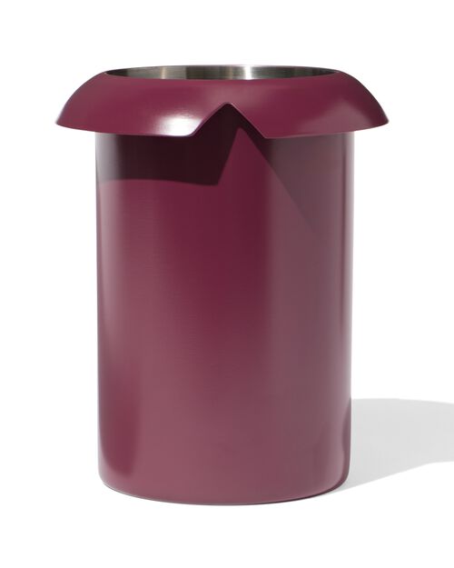 refroidisseur de vin acier inoxydable rouge foncé