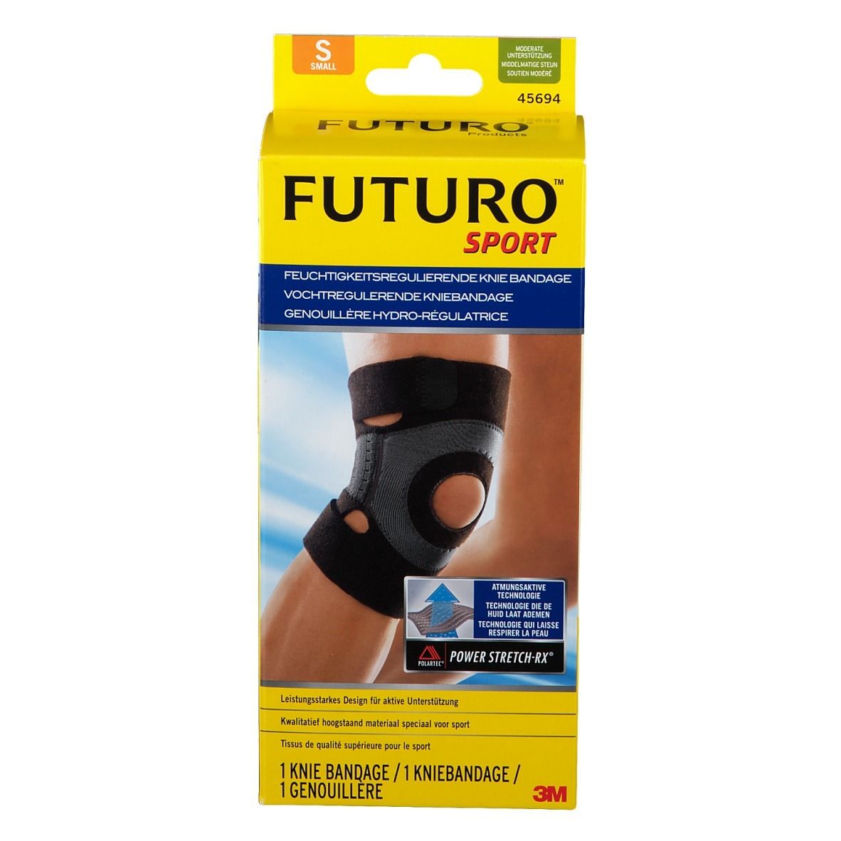 FUTURO™ Sport feuchtigkeitsregulierende Knie Bandage S