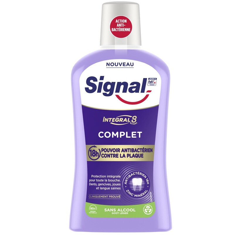 Bains de bouche complet - Integral 8 - 3 x 500 ml