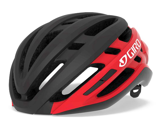 Giro Agilis MIPS cykelhjelm mat sort/rød