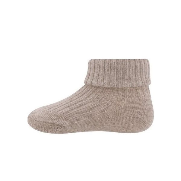 Ewers Rib Sokken Beige