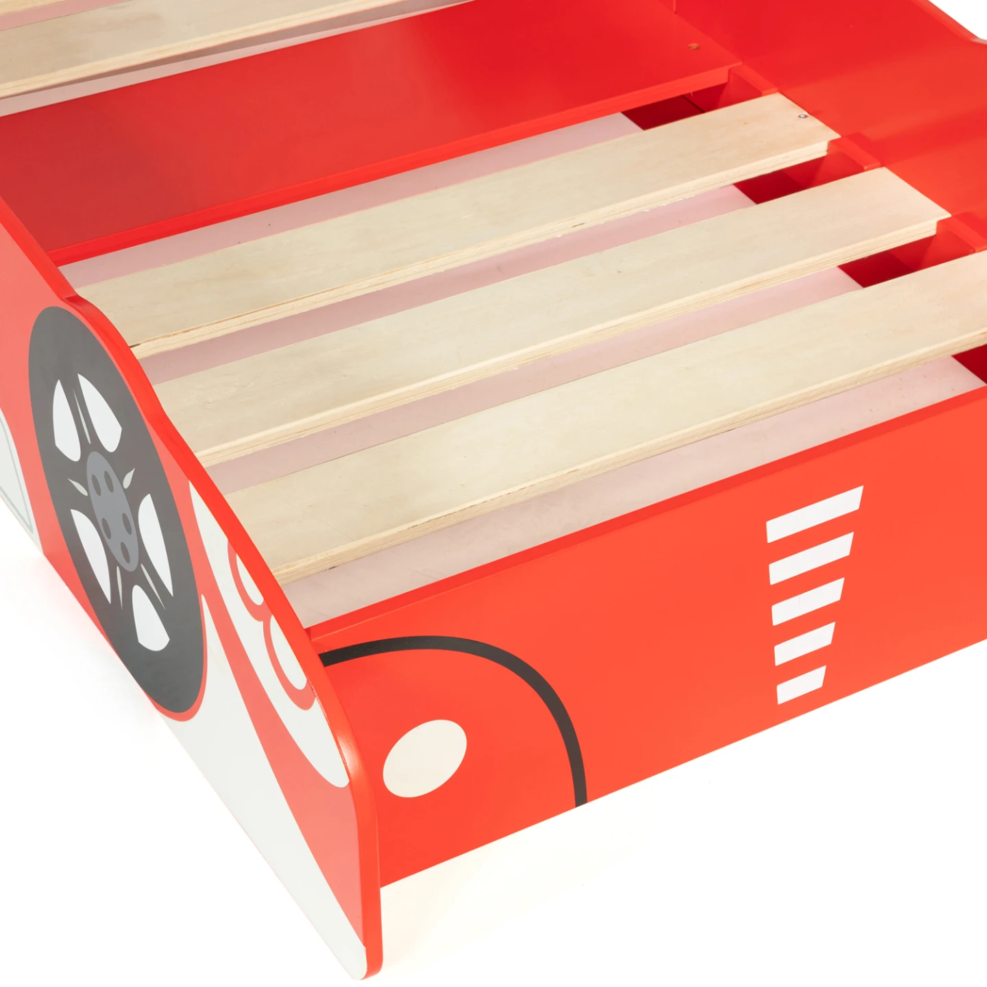 Lit enfant voiture formule 1 TEDDI 70 x 140 CM rouge