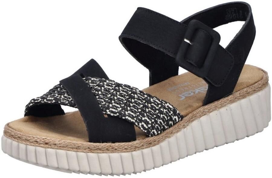 Rieker Sandalen met sleehak Sandalen