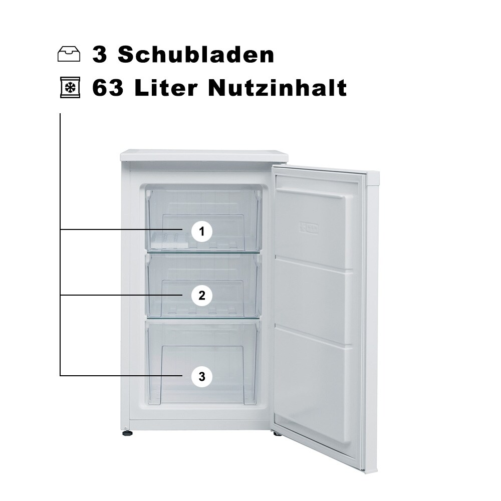 Telefunken CF-34-101-W T-Gefrierschrank, weiß