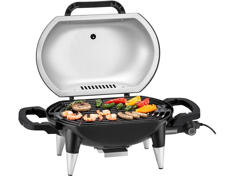 Trisa Elektrogrill Grill Force 2200 Der perfekte Grill für Balkon und Terrasse mit 2200 W