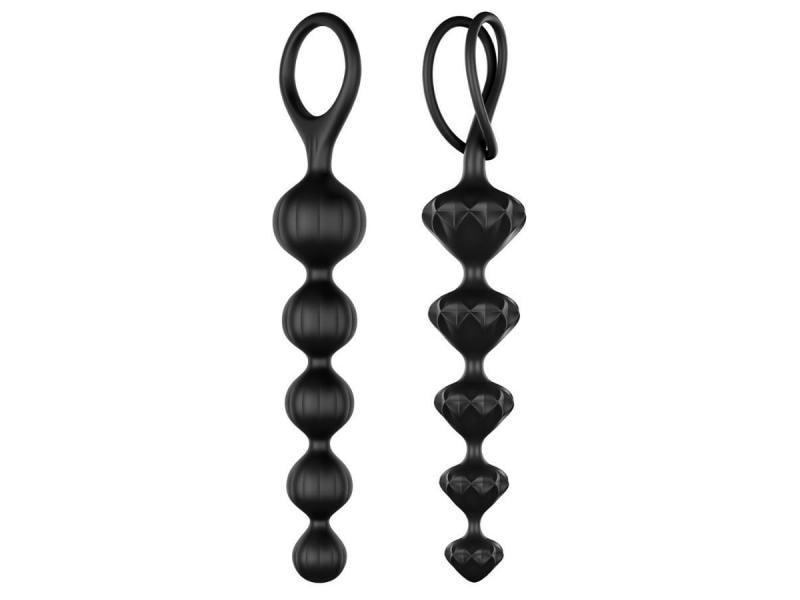 Satisfyer Analkette Satisfyer Beads Set 2 Stück Analketten Set für ein intensives Verwöhnprogramm