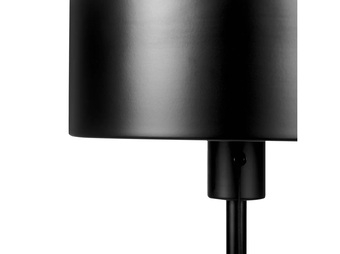 Lampe à poser ARIPO avec port USB Métal Noir