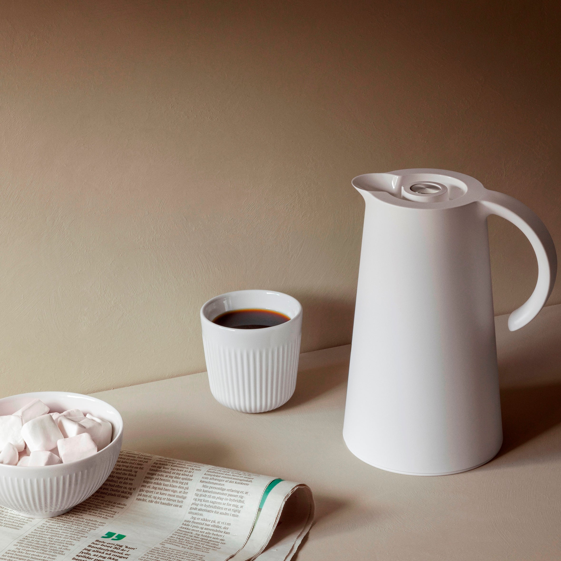 Eva Solo Rise VacuÃ¼m Thermoskan 1 L - Wit