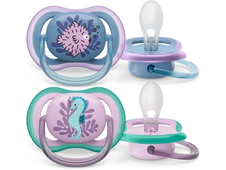 Philips AVENT ultra air SCF085/61 sut, Klassisk babysut, Ortodontisk, Silikone, Dreng/Pige, Tåler opvaskemaskine