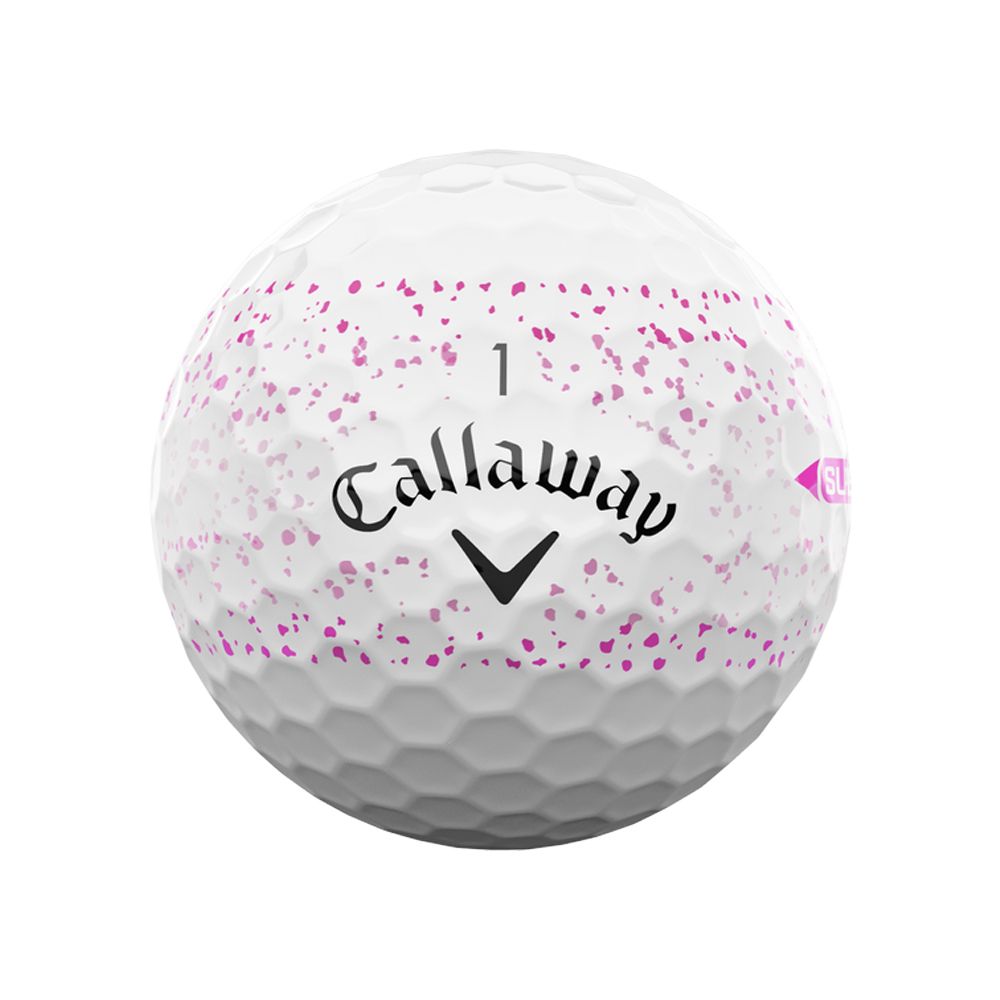 Supersoft Splatter 360 Golfball Rosa