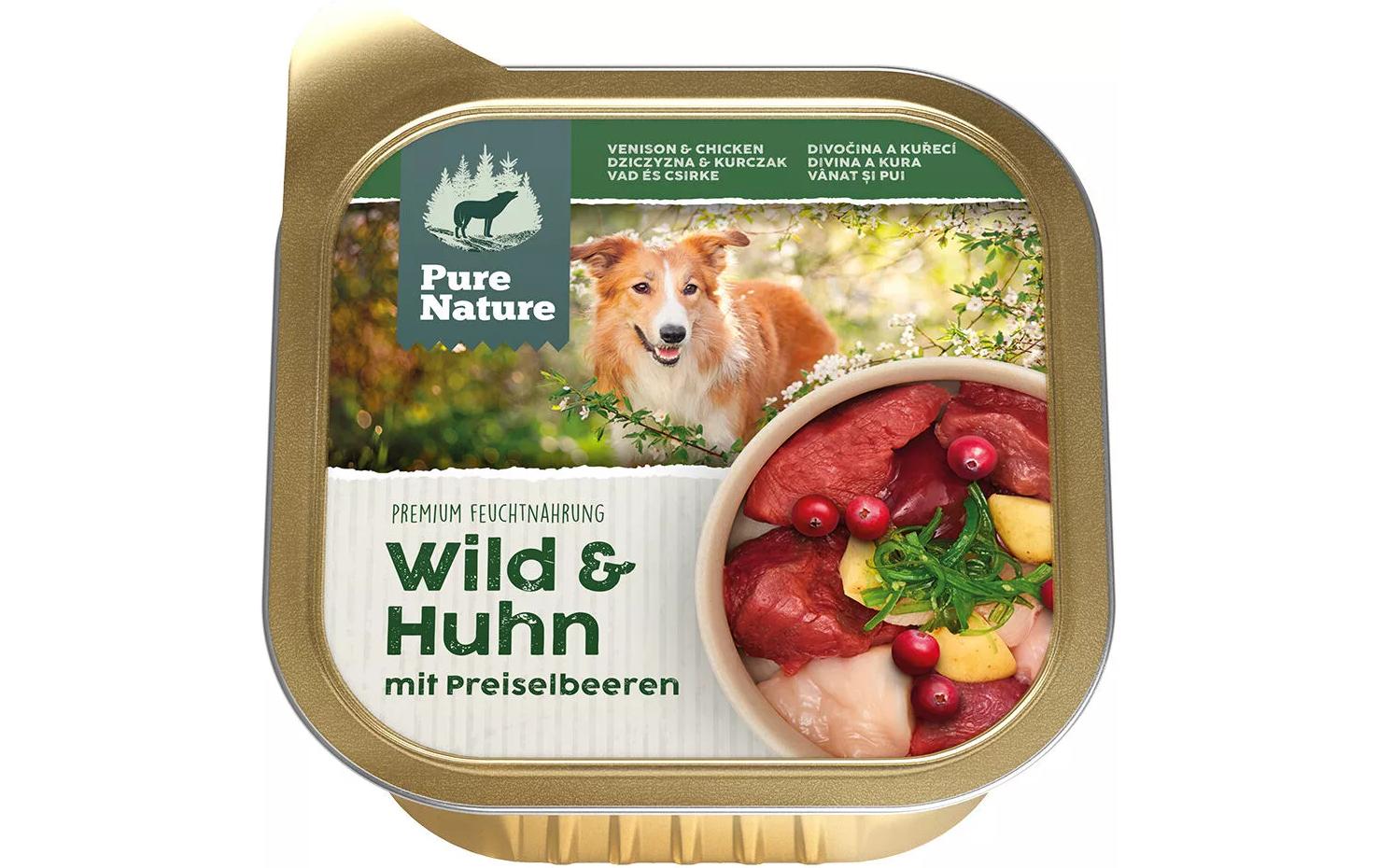 Nassfutter Wild&Huhn, 150 gAlleinfuttermittel für ausgewachsene Hunde
