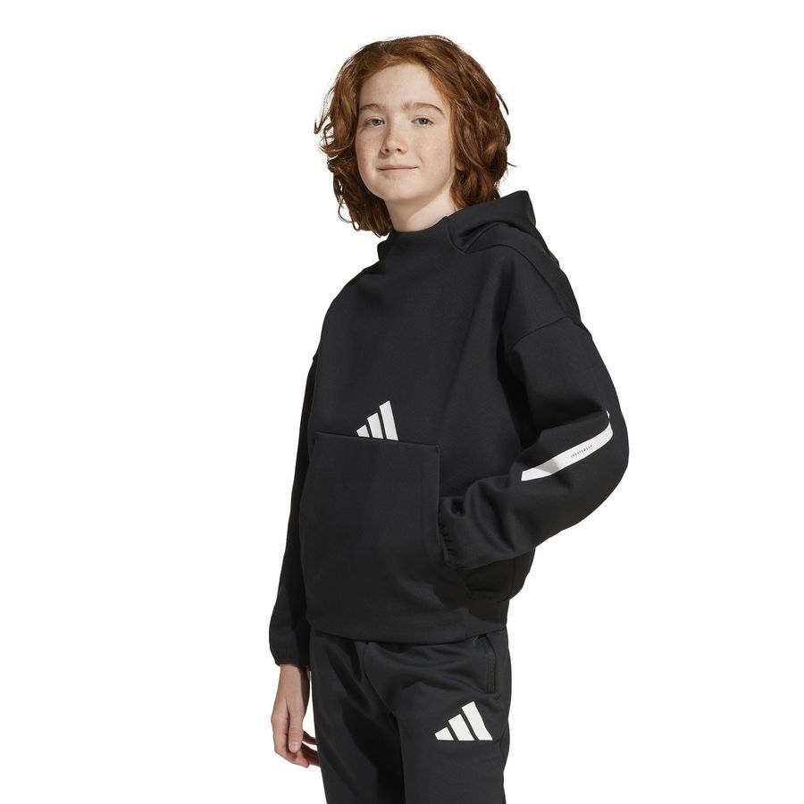 adidas Sweat à Capuche Z.N.E. - Noir/Blanc Enfant