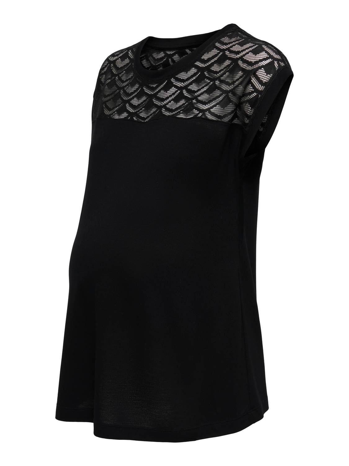 OLMNICOLE Top Black