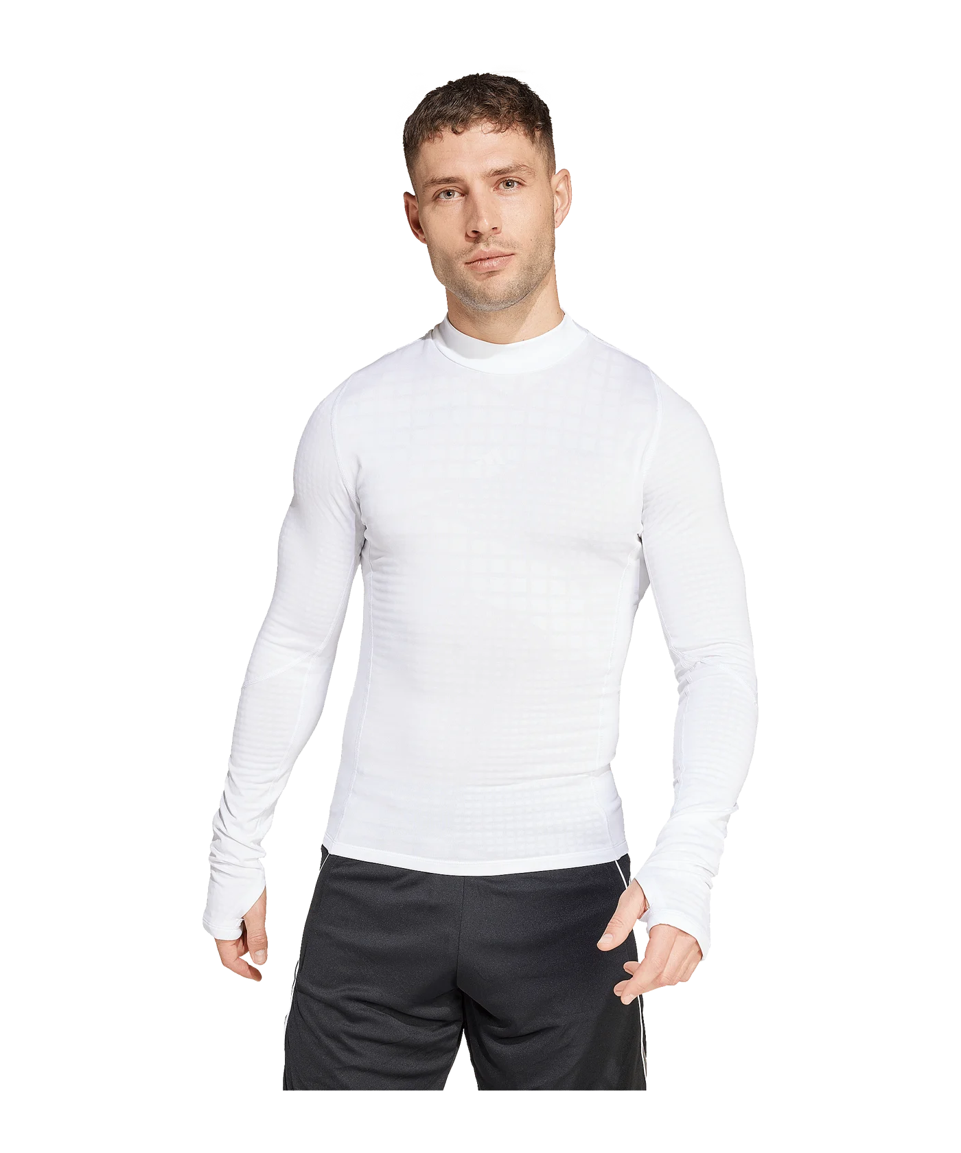adidas Techfit Sweatshirt Weiss