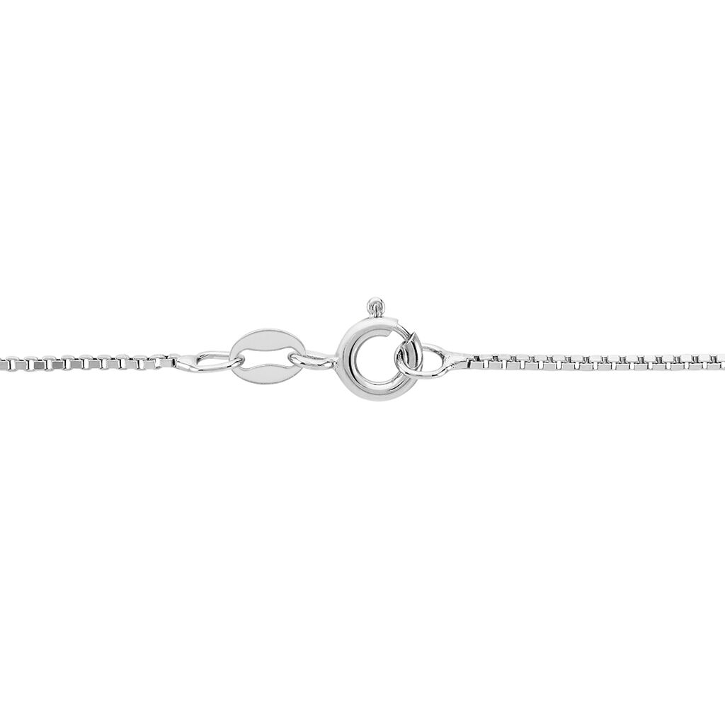 Chaîne Alyze Argent Blanc