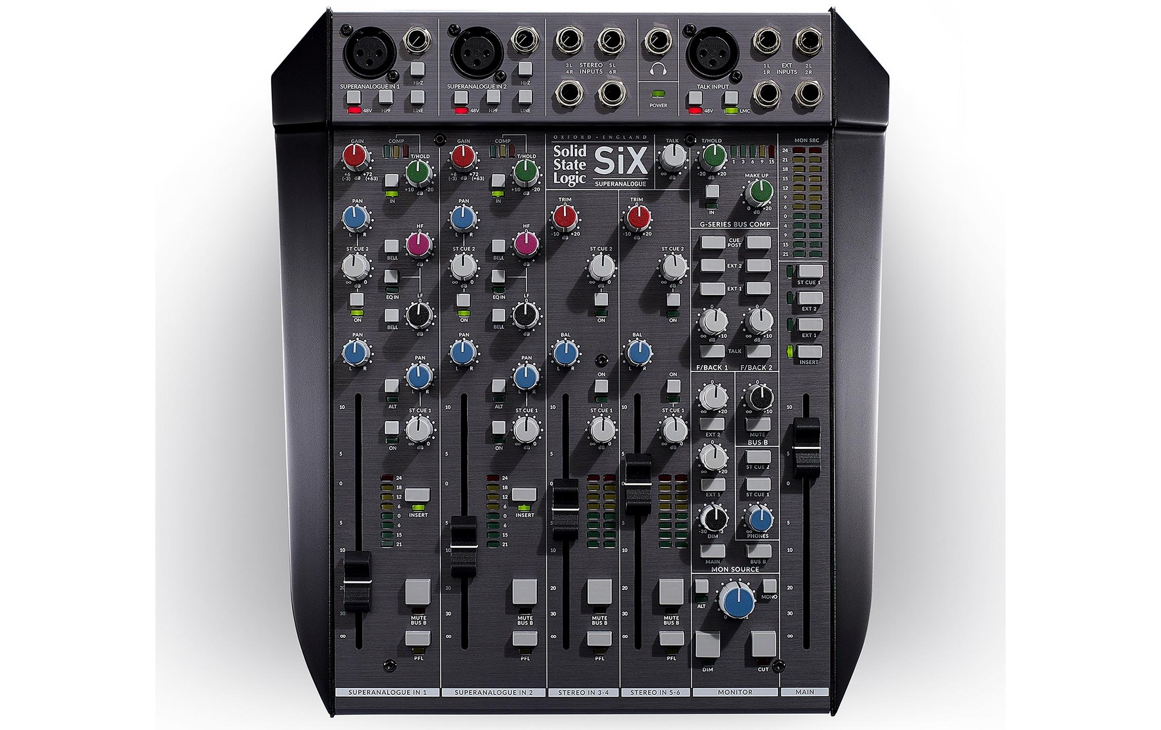 Mischpult SiX<br>Vielseitiges analoges 6-Kanal Mischpult