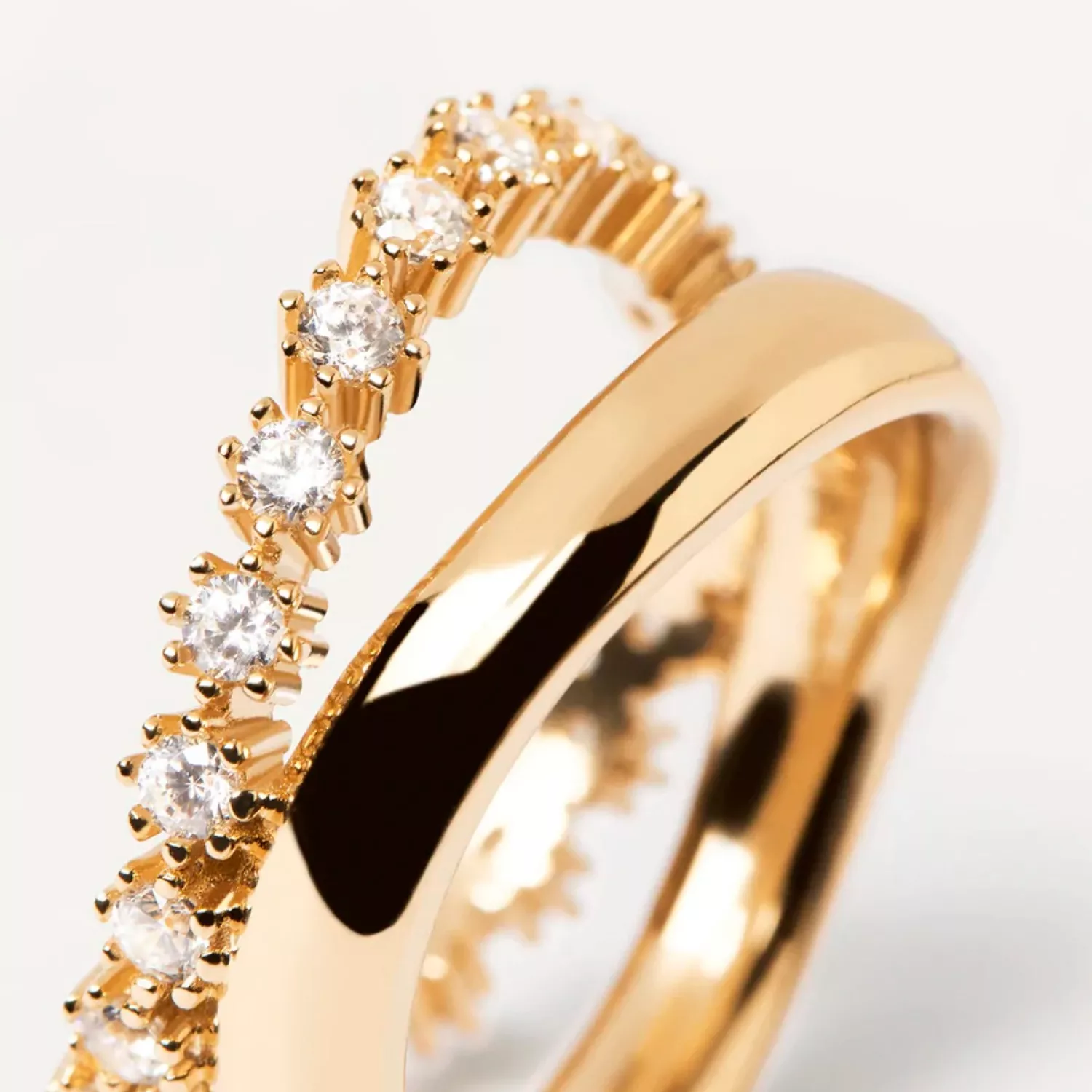 PDPAOLA Motion Ring 18 kt. Forgyldt Sølv AN01-463