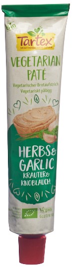 TARTEX Aufstrich<br>200 g, Tube, Kräuter Knobl Bio