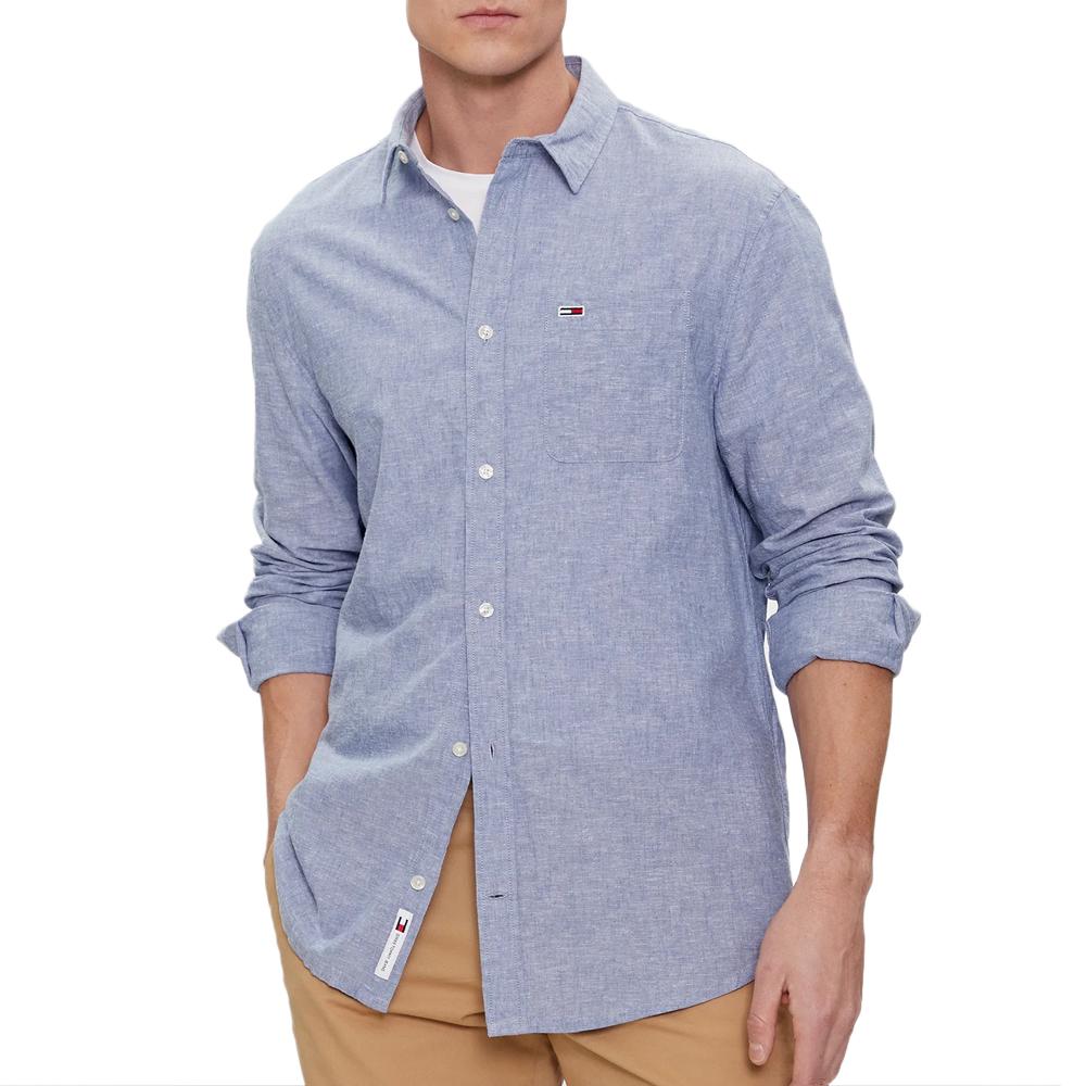 Tommy Hilfiger Chemise Bleu Foncé Homme Tommy Hilfiger DM0DM18962