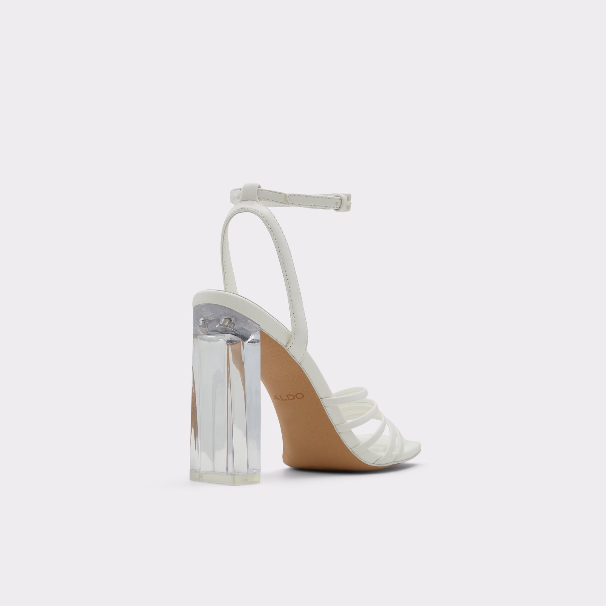Estela White Women Strappy Sandals