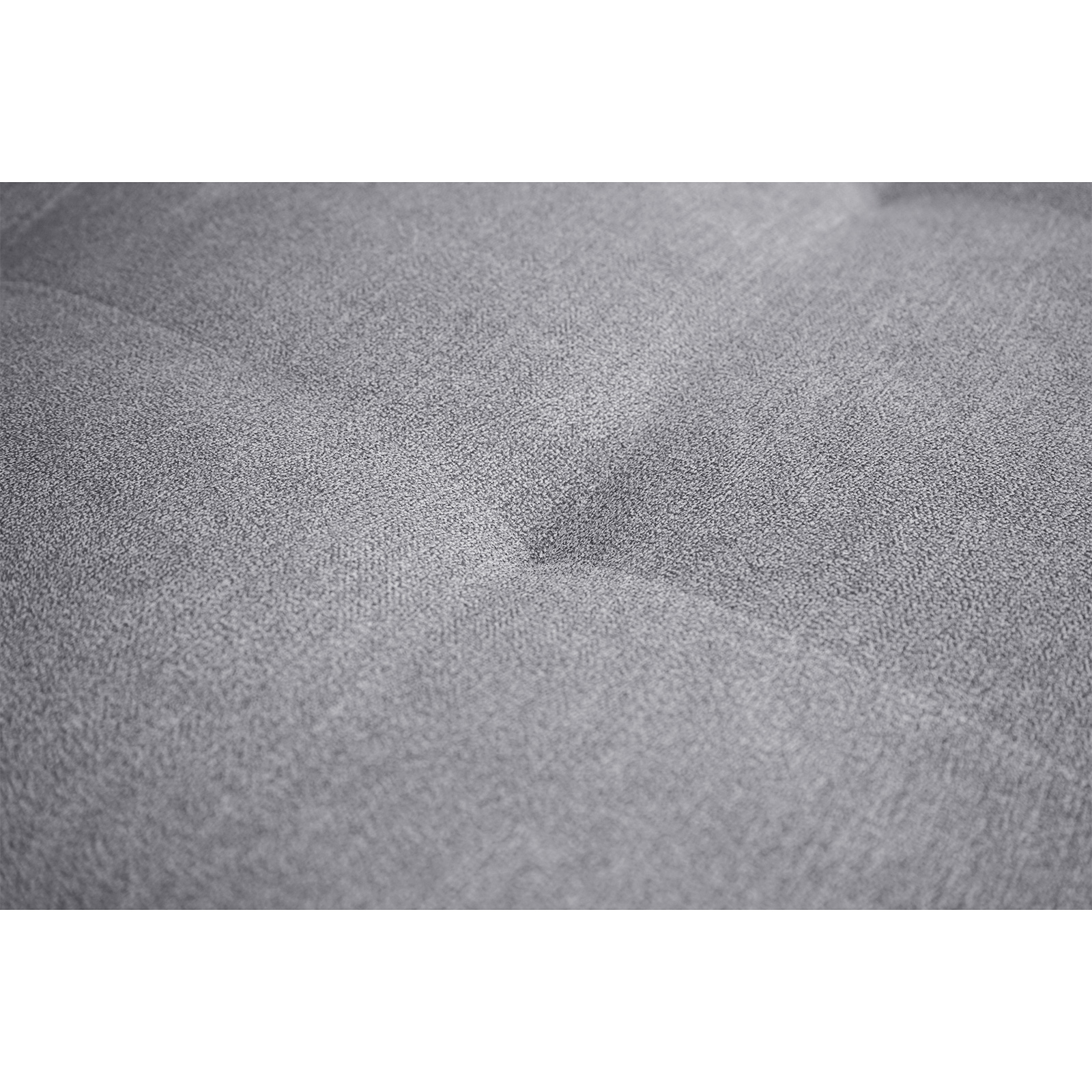 Ecksofa - grey - Velours - Liegefunktion - Staukasten rechts
