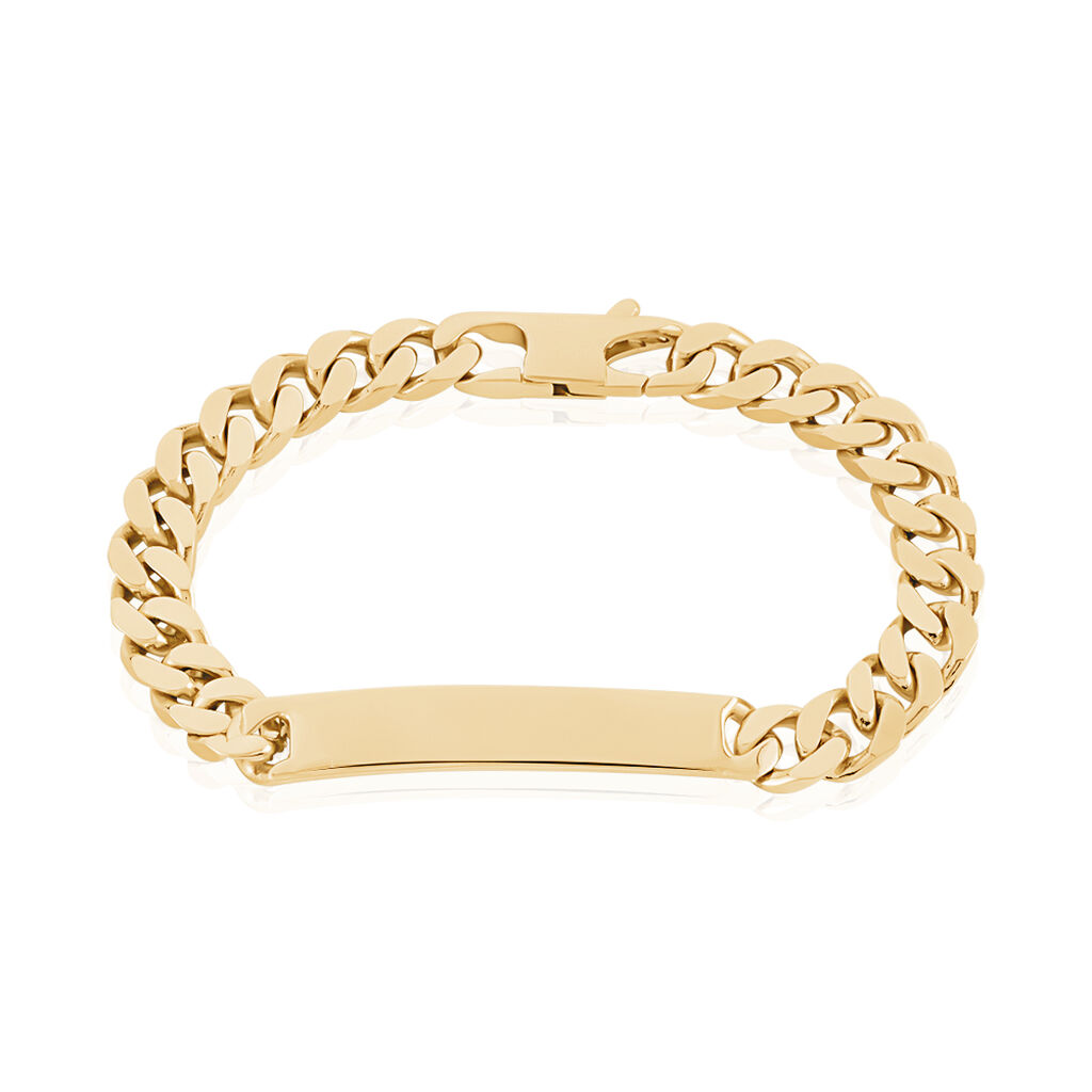 Bracelet Identité Clement Plaqué Or Jaune