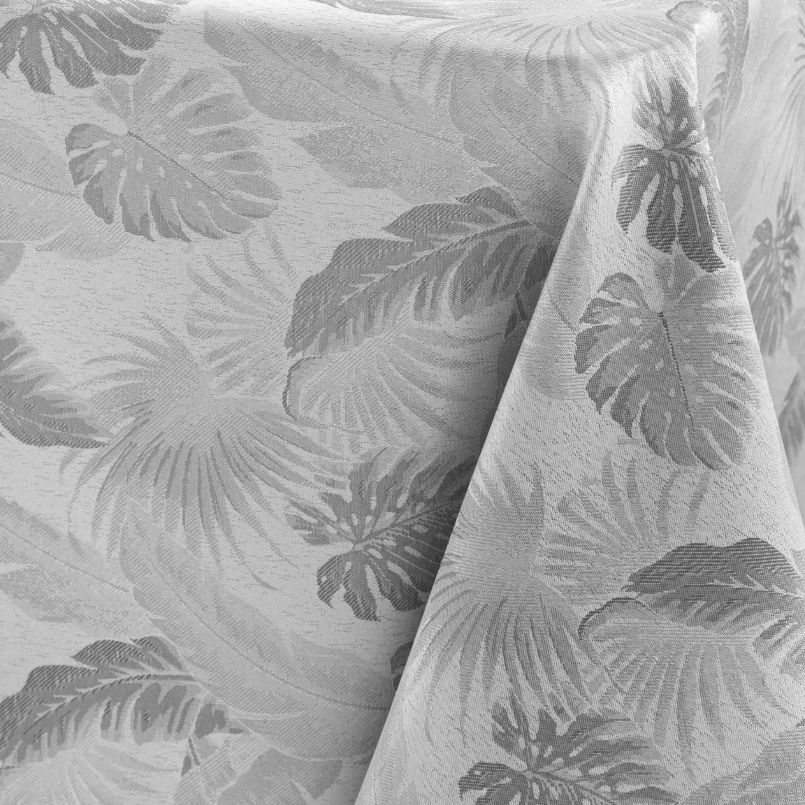 Nappe rectangulaire enduite (140 x 250 cm) Enola Grise