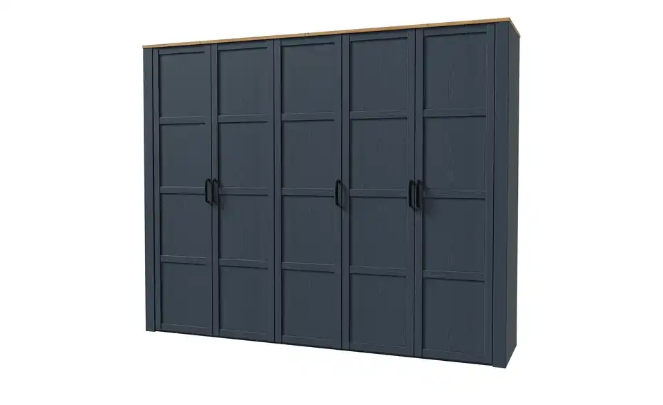 Drehtürenschrank Bohol Blau 265 cm