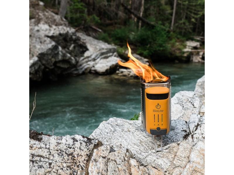BioLite Camping-Grill Campstove Complete Kit Kochset aus Grill und Wasserkocher