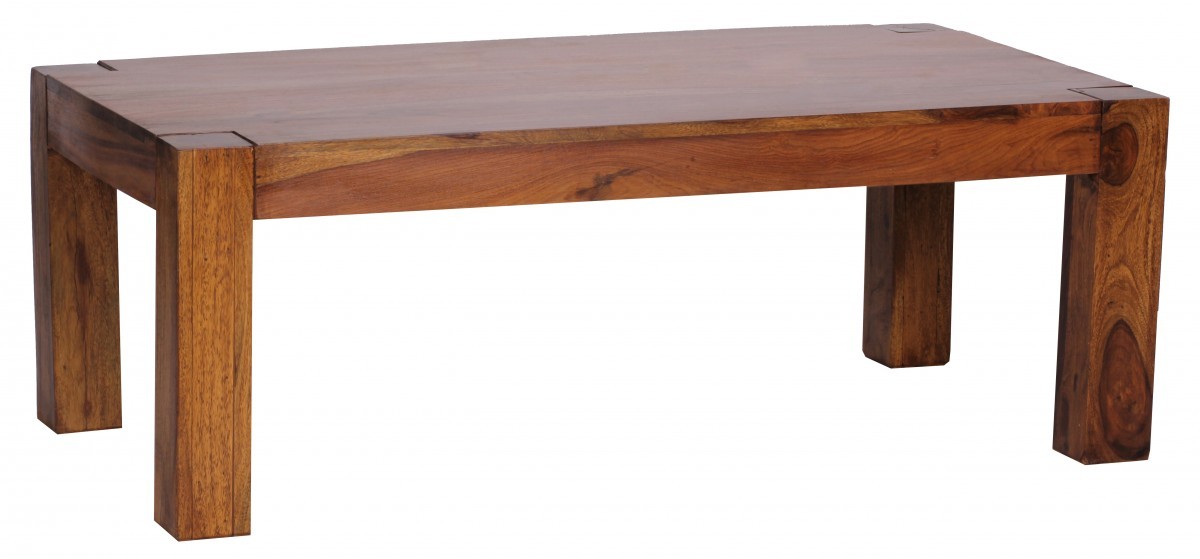 Couchtisch - Sheesham massiv gebeizt - 110x60 cm