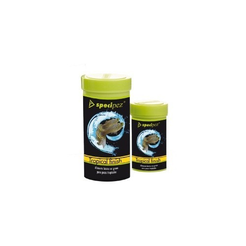 Alimento granulado para peixes tropicais