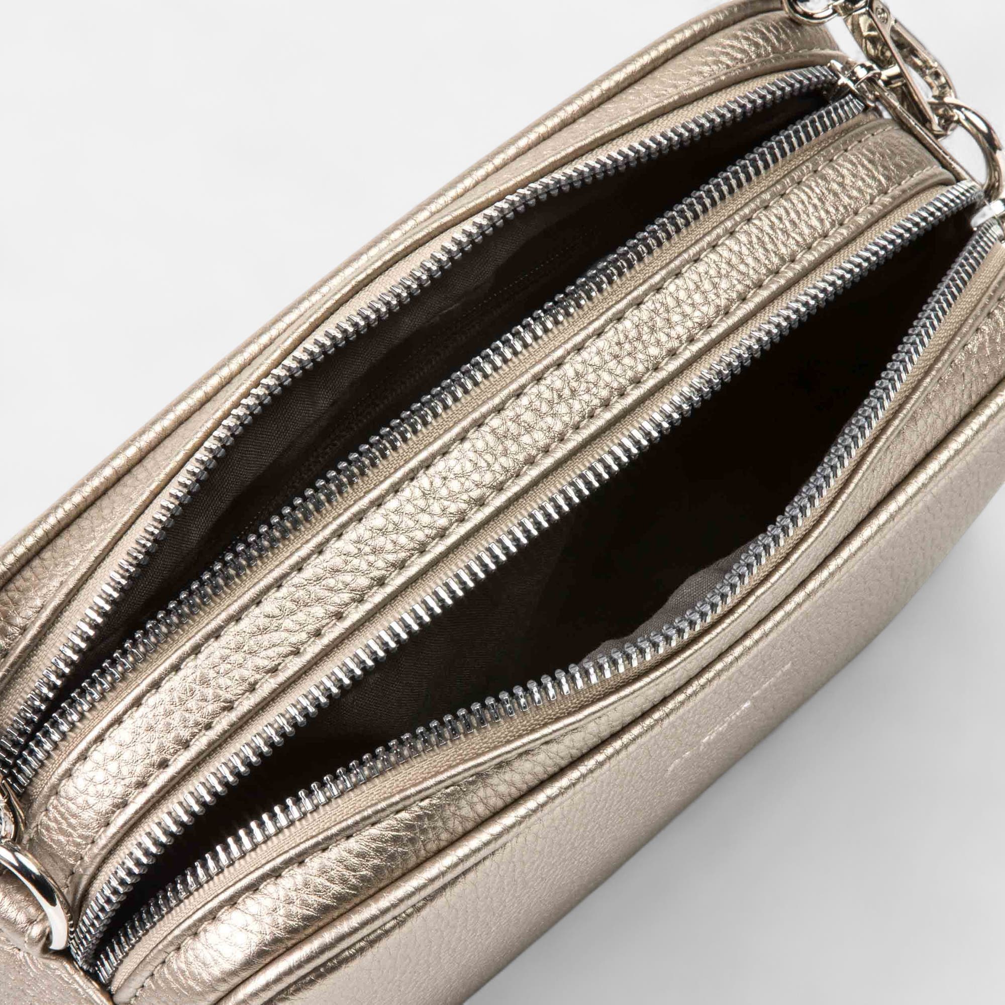 Sac bandoulière bronze