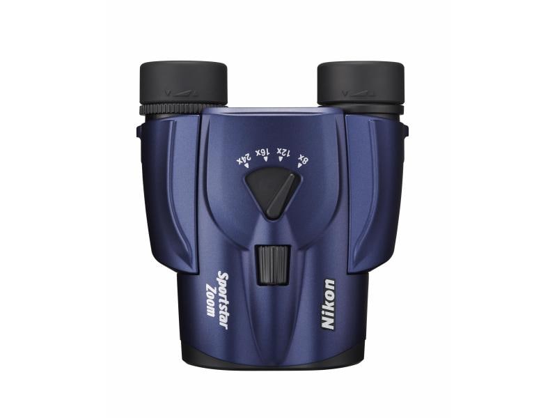 Nikon Fernglas Sportstar Zoom 8-24 x 25 Blau Fernglas für schnelles und stufenloses Zoomen