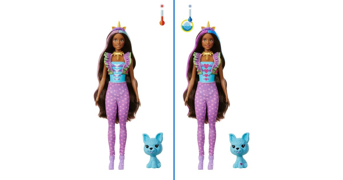 BarbieColor Reveal - Fantasy Fashion Eenhoorn Pop