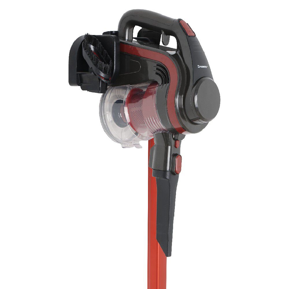 Aspirateur 2 en 1 sans fil sans sac silencieux Homday rouge