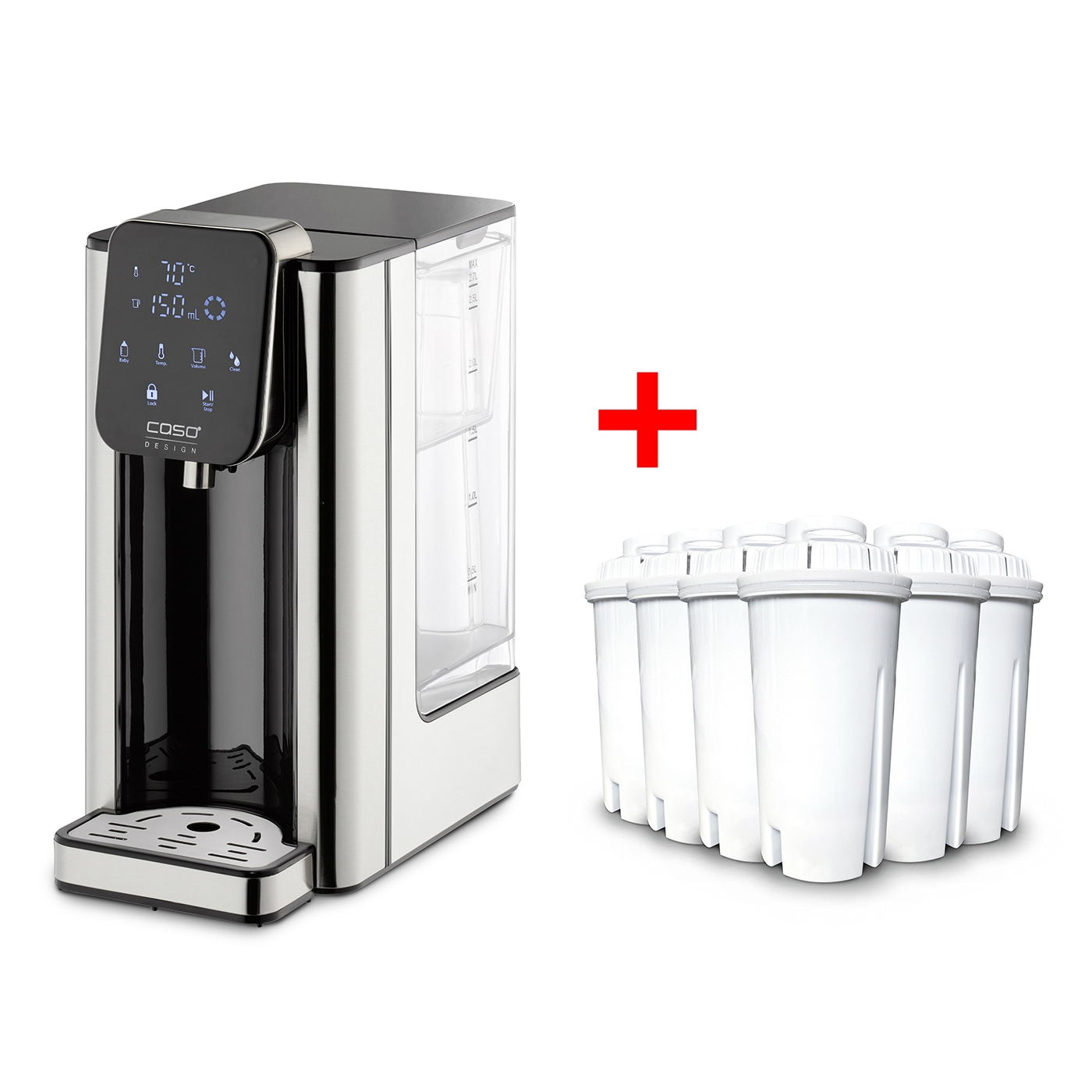 HW 660 + Ersatz-Wasserfilter (6er-Set)