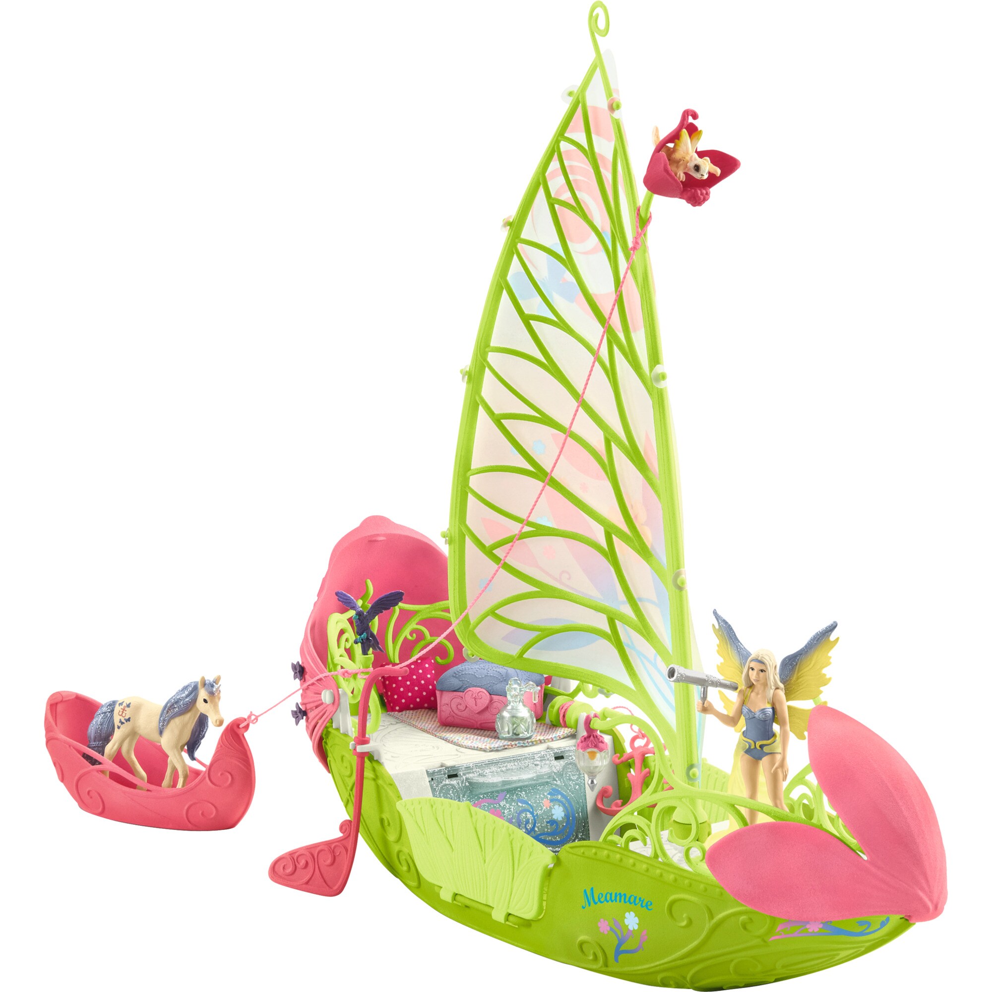 Schleich Spielfigur Bayala Seras magisches Blütenboot