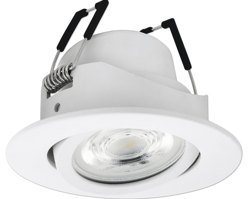 LED Smart Light Inbouwspot, Dimbaar, 5W, 400 lm, CCT RGB, Ø 8,8/6,8 cm, Wit, 230V - Compatibel met SMART HOME van hornbach