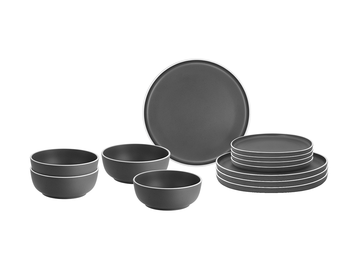 Brunner Midday Dolomit 12-delige serviesset - Grey