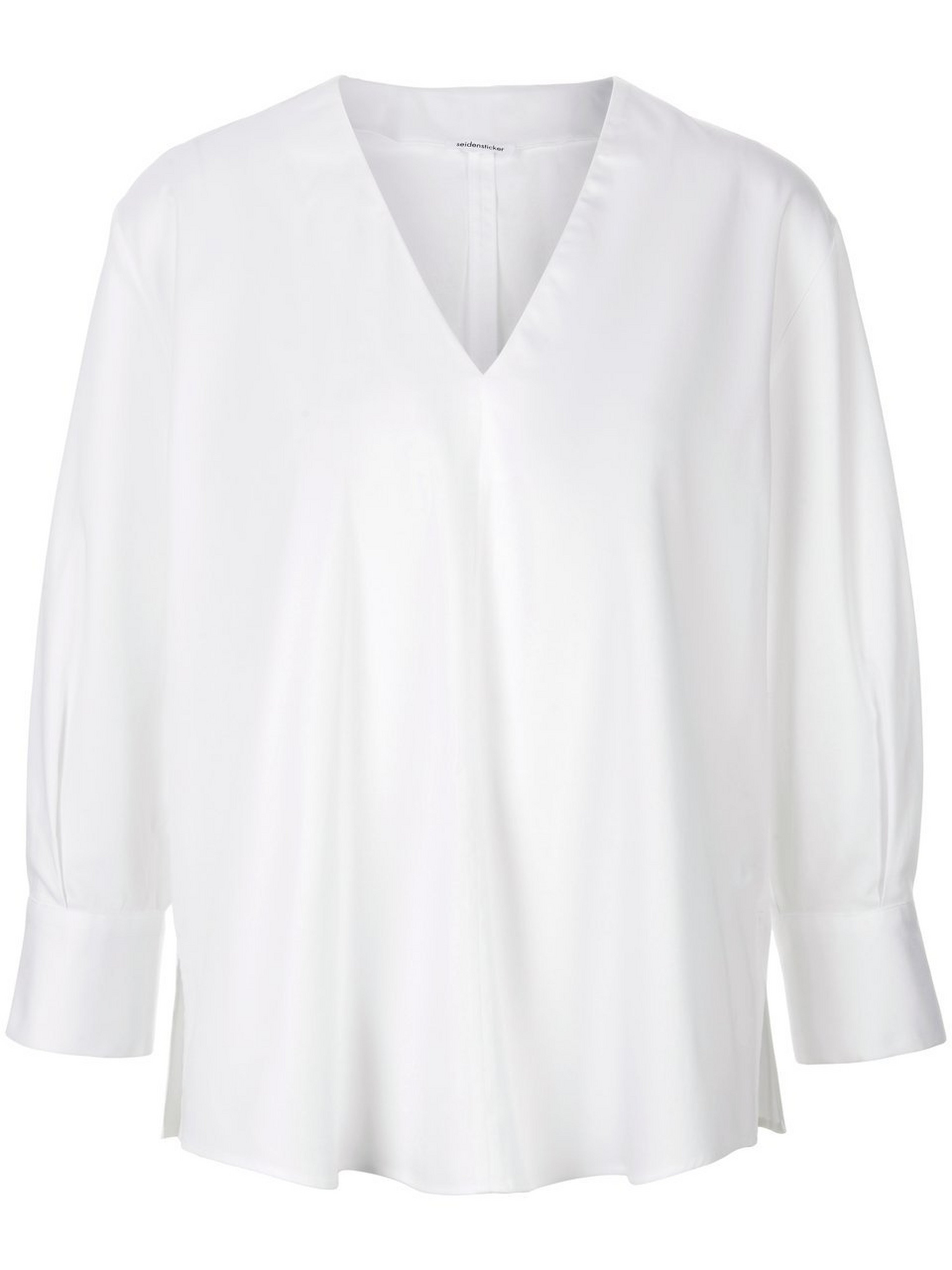 Bluse mit V-Ausschnitt