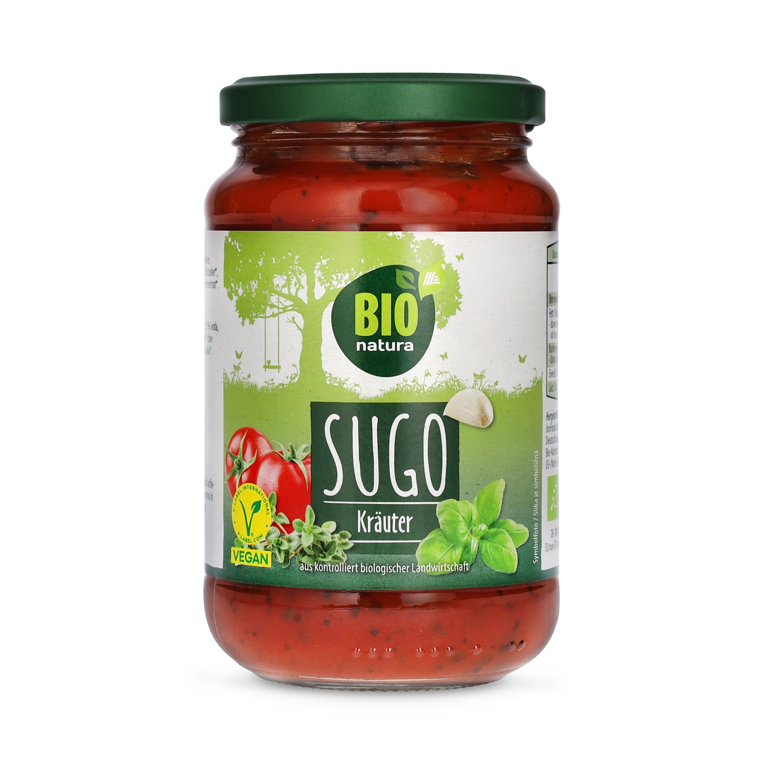 BIO NATURA Veganes BIO-Sugo, Kräuter 350 g