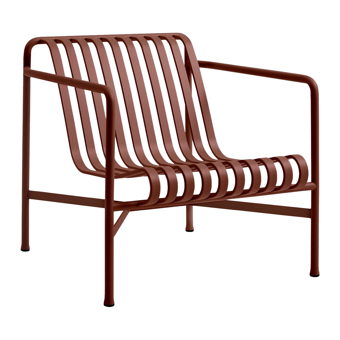 HAY Palissade Lounge Chair Low - Iron Red