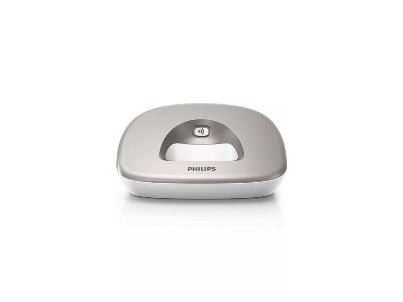 Philips Schnurlostelefon XL4901S  Champagner Analoges Grosstastentelefon ohne Anrufbeantworter