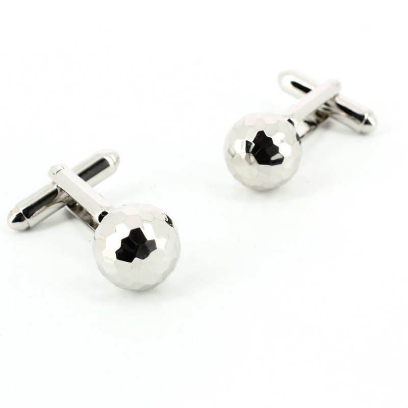 Boutons de manchette, Chunky facet ball