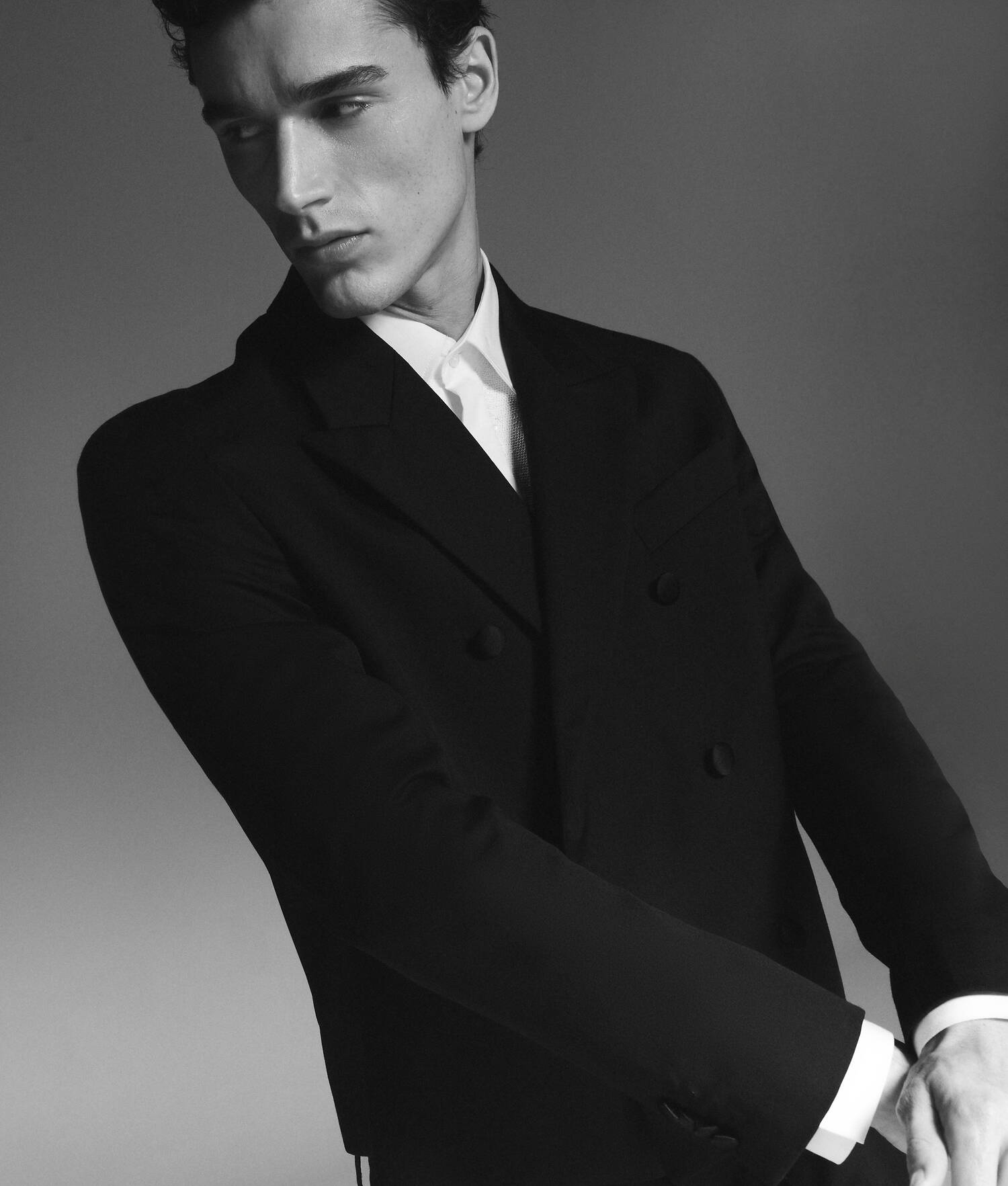 BLAZER À DOUBLE BOUTONNAGE KL STUDIO - Noir