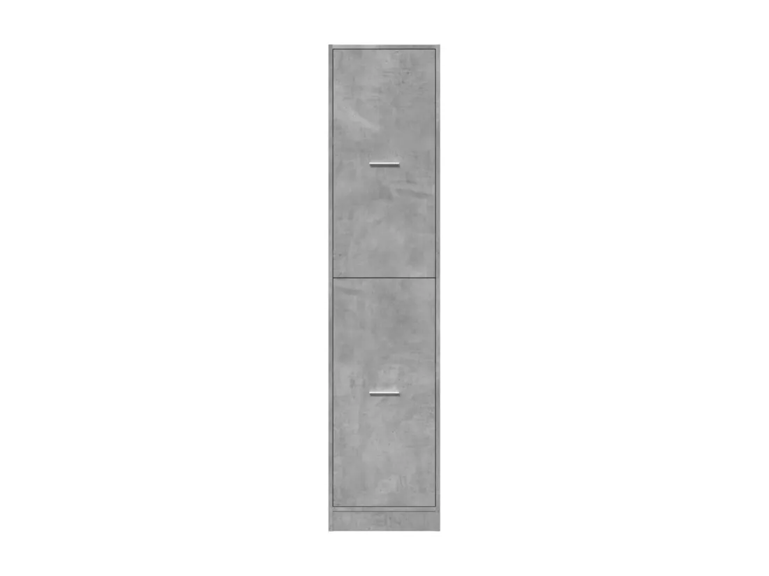 Armoire d'apothicaire gris béton 40x41x174,5 cm bois ingénierie