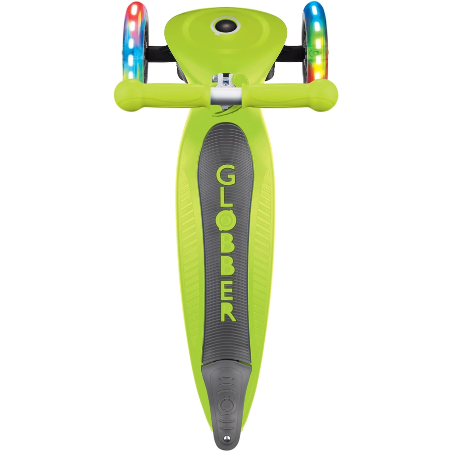Globber Scooter Primo Foldable mit Leuchtrollen, grün